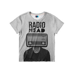Детская футболка 3D с принтом Radiohead 9 , 100% гипоаллергенный полиэфир | прямой крой, круглый вырез горловины, длина до линии бедер, чуть спущенное плечо, ткань немного тянется | Тематика изображения на принте: radiohead | радиохэд | том йорк
