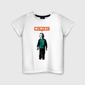 Детская футболка хлопок с принтом ИГНОР , 100% хлопок | круглый вырез горловины, полуприлегающий силуэт, длина до линии бедер | арт | бэнкси | граффити | поп арт | стрит арт