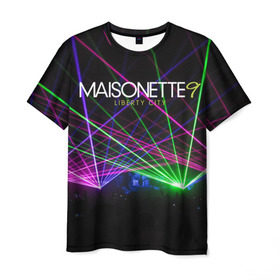 Мужская футболка 3D с принтом GTA - Night Club Maisonette 9 , 100% полиэфир | прямой крой, круглый вырез горловины, длина до линии бедер | gta | rockstar games | гта 4 | клуб