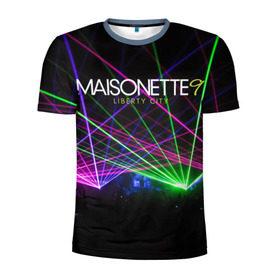 Мужская футболка 3D спортивная с принтом GTA - Night Club Maisonette 9 , 100% полиэстер с улучшенными характеристиками | приталенный силуэт, круглая горловина, широкие плечи, сужается к линии бедра | Тематика изображения на принте: gta | rockstar games | гта 4 | клуб