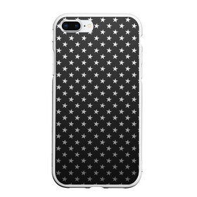 Чехол для iPhone 7Plus/8 Plus матовый с принтом Black Milk Stars Black , Силикон | Область печати: задняя сторона чехла, без боковых панелей | black | black milk | club | party | pattern | star | stars | вечеринка | геометрия | дизайн | звезда | звездная | звёзды | клуб | мода | путешествие | текстура | узор | чёрная