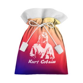Подарочный 3D мешок с принтом Kurt Cobain , 100% полиэстер | Размер: 29*39 см | Тематика изображения на принте: nirvana |  курт кобейн | нирвана | рок