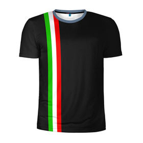 Мужская футболка 3D спортивная с принтом Black Milk Italiano , 100% полиэстер с улучшенными характеристиками | приталенный силуэт, круглая горловина, широкие плечи, сужается к линии бедра | flag | italian | италия | итальянский | страна | страны | триколор | флаг