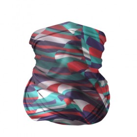Бандана-труба 3D с принтом Узор 2 , 100% полиэстер, ткань с особыми свойствами — Activecool | плотность 150‒180 г/м2; хорошо тянется, но сохраняет форму | cnhfrwbz | f | абстракция | искажение | клетки | клеточки | линии | разноцветный | узор