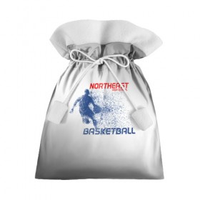 Подарочный 3D мешок с принтом Баскетбол , 100% полиэстер | Размер: 29*39 см | Тематика изображения на принте: basketball | northeast
