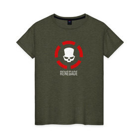 Женская футболка хлопок с принтом The Division | Renegade (Ренегат) , 100% хлопок | прямой крой, круглый вырез горловины, длина до линии бедер, слегка спущенное плечо | 