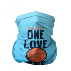 Бандана-труба 3D с принтом Одна любовь, одна команда , 100% полиэстер, ткань с особыми свойствами — Activecool | плотность 150‒180 г/м2; хорошо тянется, но сохраняет форму | basketball | love | team | мяч