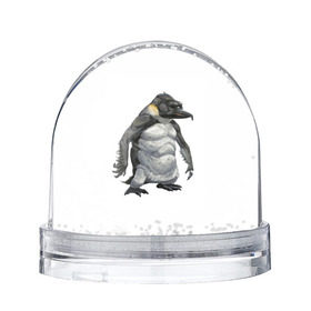 Снежный шар с принтом Пингвинопитек , Пластик | Изображение внутри шара печатается на глянцевой фотобумаге с двух сторон | лженаука | пингвин