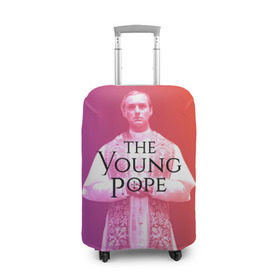 Чехол для чемодана 3D с принтом The Young Pope , 86% полиэфир, 14% спандекс | двустороннее нанесение принта, прорези для ручек и колес | young pope | джуд | лоу | молодой папа