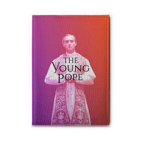 Обложка для автодокументов с принтом The Young Pope , натуральная кожа |  размер 19,9*13 см; внутри 4 больших “конверта” для документов и один маленький отдел — туда идеально встанут права | Тематика изображения на принте: young pope | джуд | лоу | молодой папа