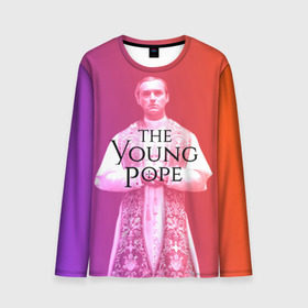 Мужской лонгслив 3D с принтом The Young Pope , 100% полиэстер | длинные рукава, круглый вырез горловины, полуприлегающий силуэт | young pope | джуд | лоу | молодой папа