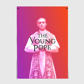 Постер с принтом The Young Pope , 100% бумага
 | бумага, плотность 150 мг. Матовая, но за счет высокого коэффициента гладкости имеет небольшой блеск и дает на свету блики, но в отличии от глянцевой бумаги не покрыта лаком | young pope | джуд | лоу | молодой папа