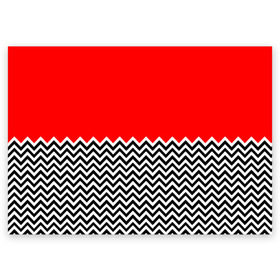 Поздравительная открытка с принтом Твин Пикс , 100% бумага | плотность бумаги 280 г/м2, матовая, на обратной стороне линовка и место для марки
 | twin peaks | абстракция | агент купер | геометрия | девид линч | красная комната | лес | лора палмер | полосы | совы | текстура | туман | узор
