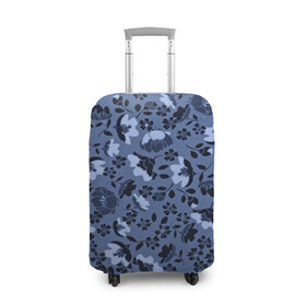 Чехол для чемодана 3D с принтом Цветочки , 86% полиэфир, 14% спандекс | двустороннее нанесение принта, прорези для ручек и колес | 3d | flower | pattern | полевые | текстуры | узор | цветы