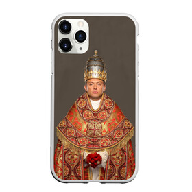 Чехол для iPhone 11 Pro матовый с принтом Молодой Папа , Силикон |  | Тематика изображения на принте: young pope | джуд | лоу | молодой папа