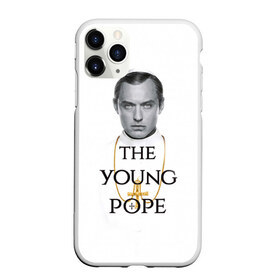 Чехол для iPhone 11 Pro Max матовый с принтом The Young Pope , Силикон |  | Тематика изображения на принте: young pope | джуд | лоу | молодой папа