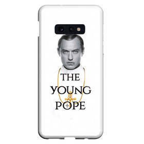 Чехол для Samsung S10E с принтом The Young Pope , Силикон | Область печати: задняя сторона чехла, без боковых панелей | Тематика изображения на принте: young pope | джуд | лоу | молодой папа