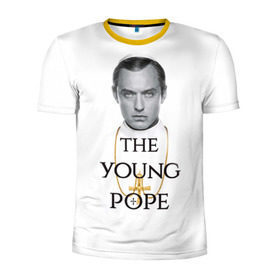 Мужская футболка 3D спортивная с принтом The Young Pope , 100% полиэстер с улучшенными характеристиками | приталенный силуэт, круглая горловина, широкие плечи, сужается к линии бедра | Тематика изображения на принте: young pope | джуд | лоу | молодой папа