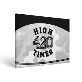 Холст прямоугольный с принтом High Times 420 Camo , 100% ПВХ |  | camouflage | камо | камуфляж