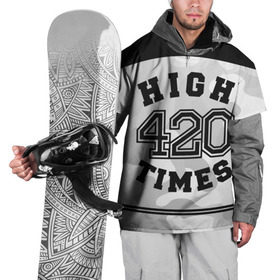 Накидка на куртку 3D с принтом High Times 420 Camo , 100% полиэстер |  | Тематика изображения на принте: camouflage | камо | камуфляж