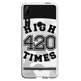 Чехол для Honor P Smart Z с принтом High Times 420 Camo , Силикон | Область печати: задняя сторона чехла, без боковых панелей | camouflage | камо | камуфляж