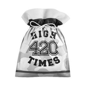 Подарочный 3D мешок с принтом High Times 420 Camo , 100% полиэстер | Размер: 29*39 см | camouflage | камо | камуфляж