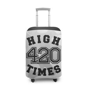 Чехол для чемодана 3D с принтом High Times 420 Camo , 86% полиэфир, 14% спандекс | двустороннее нанесение принта, прорези для ручек и колес | camouflage | камо | камуфляж