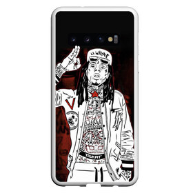 Чехол для Samsung Galaxy S10 с принтом Lil Wayne 3 , Силикон | Область печати: задняя сторона чехла, без боковых панелей | lil wayne | rap | лил уэйн | рэп | хип хоп