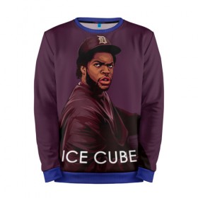 Мужской свитшот 3D с принтом Ice Cube 5 , 100% полиэстер с мягким внутренним слоем | круглый вырез горловины, мягкая резинка на манжетах и поясе, свободная посадка по фигуре | ice cube | oshea jackson | rap | айс кьюб | гангста рэп | о’ши дже́ксон | рэп