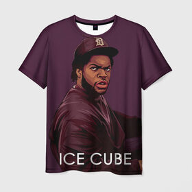 Мужская футболка 3D с принтом Ice Cube 5 , 100% полиэфир | прямой крой, круглый вырез горловины, длина до линии бедер | Тематика изображения на принте: ice cube | oshea jackson | rap | айс кьюб | гангста рэп | о’ши дже́ксон | рэп