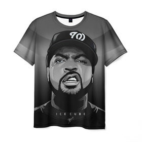 Мужская футболка 3D с принтом Ice Cube 2 , 100% полиэфир | прямой крой, круглый вырез горловины, длина до линии бедер | ice cube | oshea jackson | rap | айс кьюб | гангста рэп | о’ши дже́ксон | рэп
