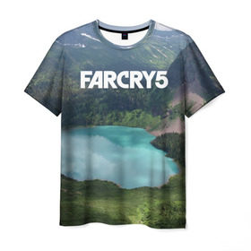 Мужская футболка 3D с принтом Far Cry 5 , 100% полиэфир | прямой крой, круглый вырез горловины, длина до линии бедер | far cry | far cry 5 | фар край