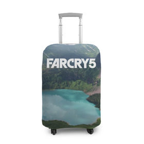 Чехол для чемодана 3D с принтом Far Cry 5 , 86% полиэфир, 14% спандекс | двустороннее нанесение принта, прорези для ручек и колес | far cry | far cry 5 | фар край