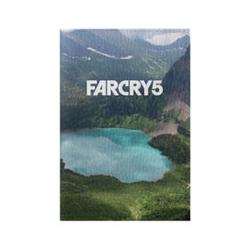 Обложка для паспорта матовая кожа с принтом Far Cry 5 , натуральная матовая кожа | размер 19,3 х 13,7 см; прозрачные пластиковые крепления | Тематика изображения на принте: far cry | far cry 5 | фар край