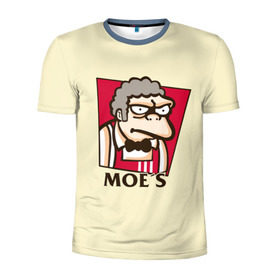 Мужская футболка 3D спортивная с принтом Моррис , 100% полиэстер с улучшенными характеристиками | приталенный силуэт, круглая горловина, широкие плечи, сужается к линии бедра | donut | homer | morris | simpson | барт | гомер | мардж | мо сизлак | моррис | пончик | симпсон | симпсоны