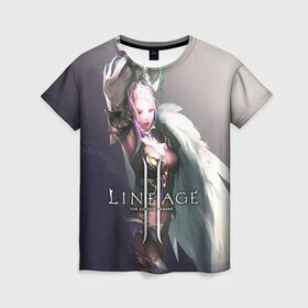 Женская футболка 3D с принтом LineAge II 6 , 100% полиэфир ( синтетическое хлопкоподобное полотно) | прямой крой, круглый вырез горловины, длина до линии бедер | 