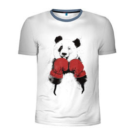 Мужская футболка 3D спортивная с принтом Панда боксер , 100% полиэстер с улучшенными характеристиками | приталенный силуэт, круглая горловина, широкие плечи, сужается к линии бедра | Тематика изображения на принте: бамбук | бамбуковый медведь | бокс | боксерские | брызги | енот | животное | коала | красивый | красная книга | кунгфу | медведь | милый | мишка | очки | панда | перчатки | пот | прикол | прикольный