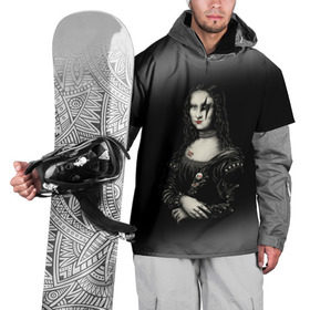 Накидка на куртку 3D с принтом Мона Лиза Kiss , 100% полиэстер |  | Тематика изображения на принте: джин симмонс | картина | пол стэнли | эйс фрейли