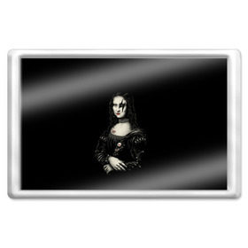Магнит 45*70 с принтом Мона Лиза Kiss , Пластик | Размер: 78*52 мм; Размер печати: 70*45 | джин симмонс | картина | пол стэнли | эйс фрейли