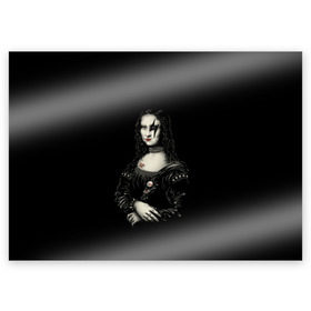 Поздравительная открытка с принтом Мона Лиза Kiss , 100% бумага | плотность бумаги 280 г/м2, матовая, на обратной стороне линовка и место для марки
 | джин симмонс | картина | пол стэнли | эйс фрейли