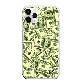 Чехол для iPhone 11 Pro матовый с принтом Benjamin Franklin , Силикон |  | Тематика изображения на принте: 3d | benjamin franklin | америка | богатство | валюта | денежные купюры | деньги | доллар | зеленые | сша | текстуры