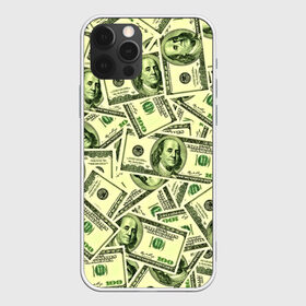 Чехол для iPhone 12 Pro Max с принтом Benjamin Franklin , Силикон |  | Тематика изображения на принте: 3d | benjamin franklin | америка | богатство | валюта | денежные купюры | деньги | доллар | зеленые | сша | текстуры