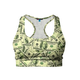 Женский спортивный топ 3D с принтом Benjamin Franklin , 82% полиэстер, 18% спандекс Ткань безопасна для здоровья, позволяет коже дышать, не мнется и не растягивается |  | 3d | benjamin franklin | америка | богатство | валюта | денежные купюры | деньги | доллар | зеленые | сша | текстуры