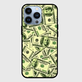 Чехол для iPhone 13 Pro с принтом Benjamin Franklin ,  |  | 3d | benjamin franklin | америка | богатство | валюта | денежные купюры | деньги | доллар | зеленые | сша | текстуры