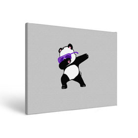 Холст прямоугольный с принтом Panda , 100% ПВХ |  | panda dab | животные | панда