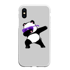 Чехол для iPhone XS Max матовый с принтом Panda , Силикон | Область печати: задняя сторона чехла, без боковых панелей | panda dab | животные | панда