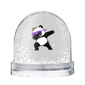 Снежный шар с принтом Panda , Пластик | Изображение внутри шара печатается на глянцевой фотобумаге с двух сторон | panda dab | животные | панда