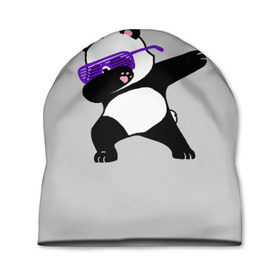 Шапка 3D с принтом Panda , 100% полиэстер | универсальный размер, печать по всей поверхности изделия | panda dab | животные | панда