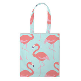 Сумка 3D повседневная с принтом Flamingos pattern , 100% полиэстер | Плотность: 200 г/м2; Размер: 34×35 см; Высота лямок: 30 см | animals | beautiful | bird | birds | birdy | blue | color | flamingo | nature | wild | белое | голубое | животные | красивое | красота | милое | природа | птица | птицы | птичка | птички | синее | фламинго | цвет | яркое