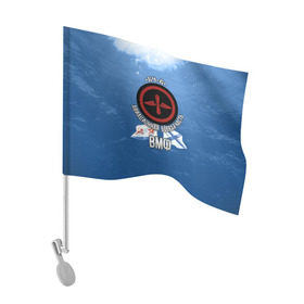 Флаг для автомобиля с принтом БЧ-6 Авиационная , 100% полиэстер | Размер: 30*21 см | авиация | бч6 | палубная авиация | флот | фмф